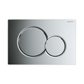 Spolplatta Sigma01 Svart Blank Geberit